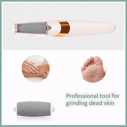 Electric callus remover with soft feet