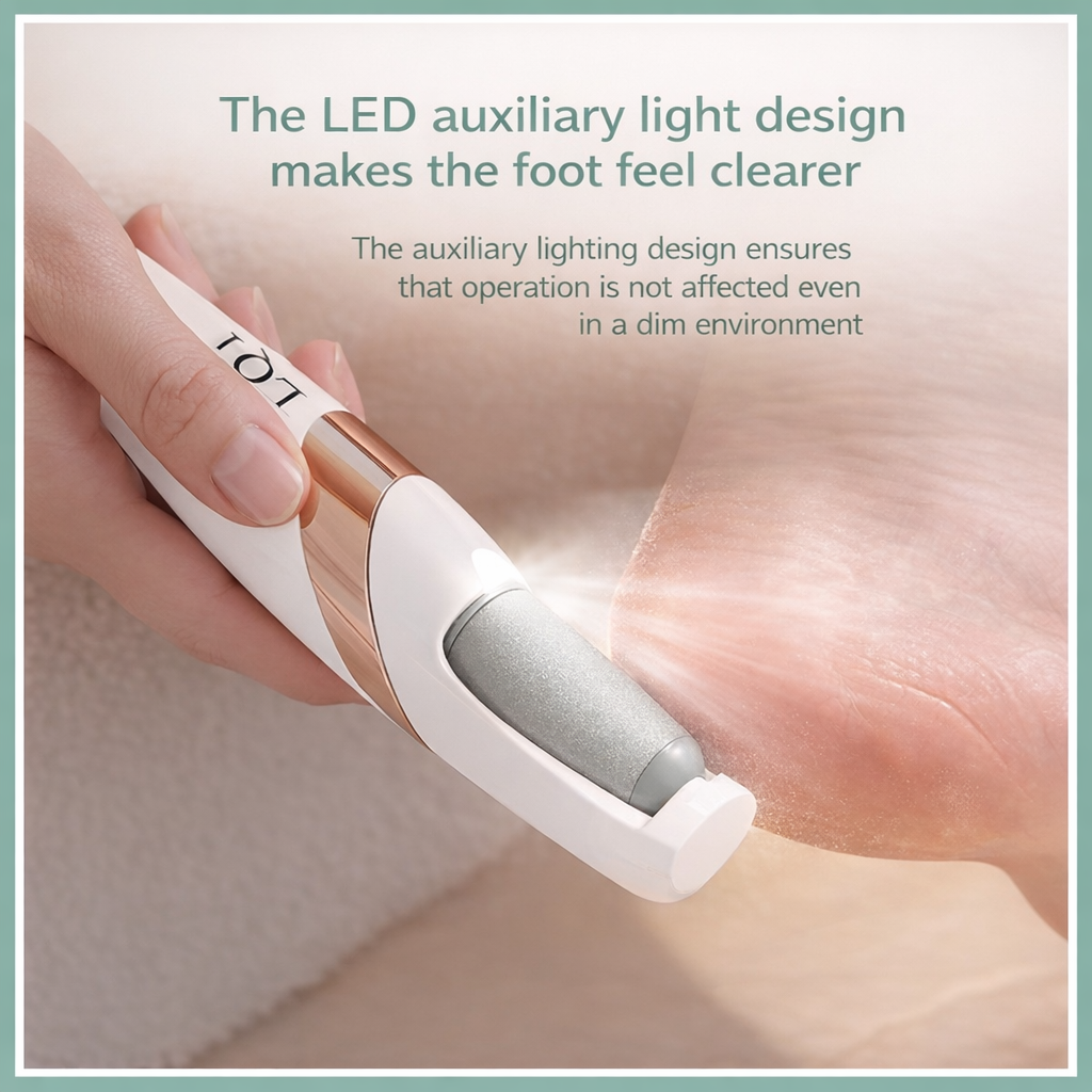 Electronic callus remover with Led light even to use comfortably in low light