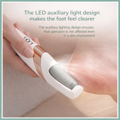 Electronic callus remover with Led light even to use comfortably in low light